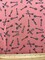 Peach Arrow Print Double Brushed Jersey Knit Fabric By the Yard
